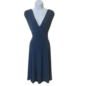 Dark blue Fit and Flare Dress Fit Size Medium